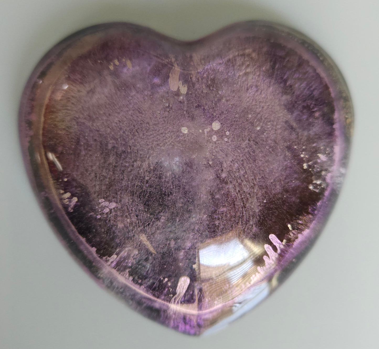 Purple Galactic Keepsake Heart