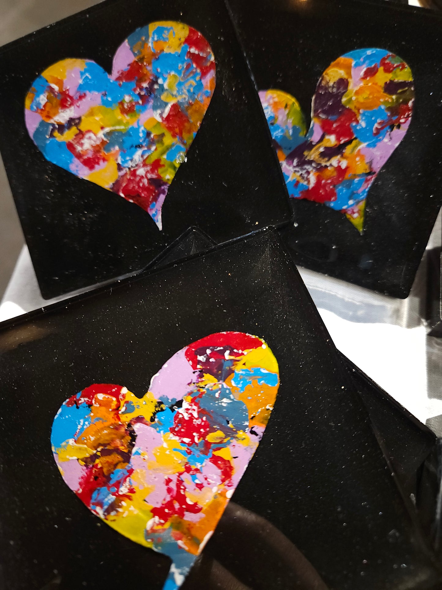 Heart Coasters